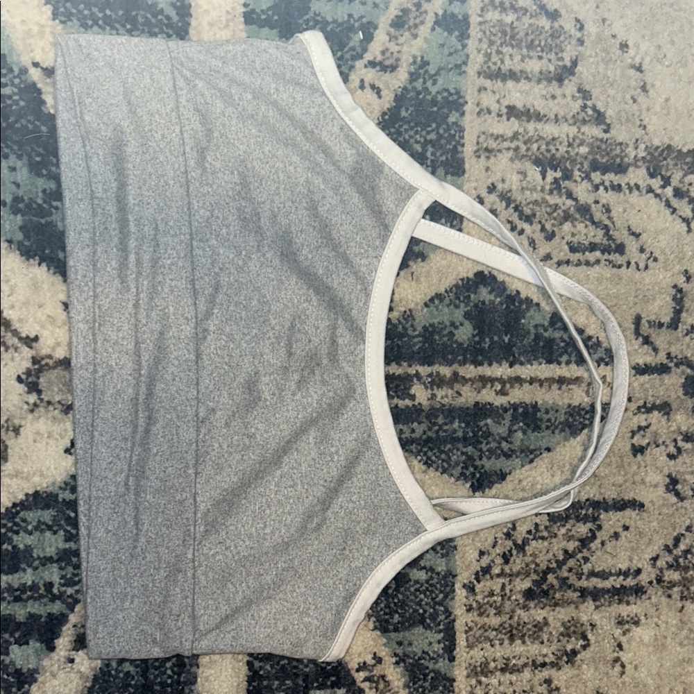 Gray Women's Sports Bra